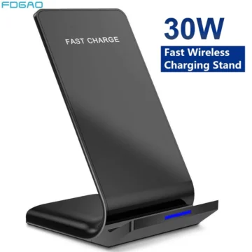 30W Fast Wireless Charger Stand for Phones