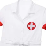 Sexy Nurse Roleplay Costume with Hat Belt 5 | PricZone