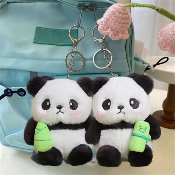 Cute Panda Keychain Plush Car Charm 3 | PricZone