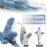 Adult Shark Hoodie Blanket Cozy Fun 5 | PricZone