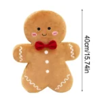 Gingerbread Plush Pillow Cozy Decor 15 6 | PricZone