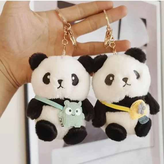 Cute Panda Keychain Plush Car Charm 2 | PricZone