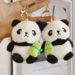 Cute Panda Keychain Plush Car Charm | PricZone