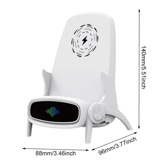 Mini Chair 15W Wireless Phone Charger Stand 6 | PricZone