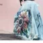 Boho Sequin Floral Denim Jacket for Women