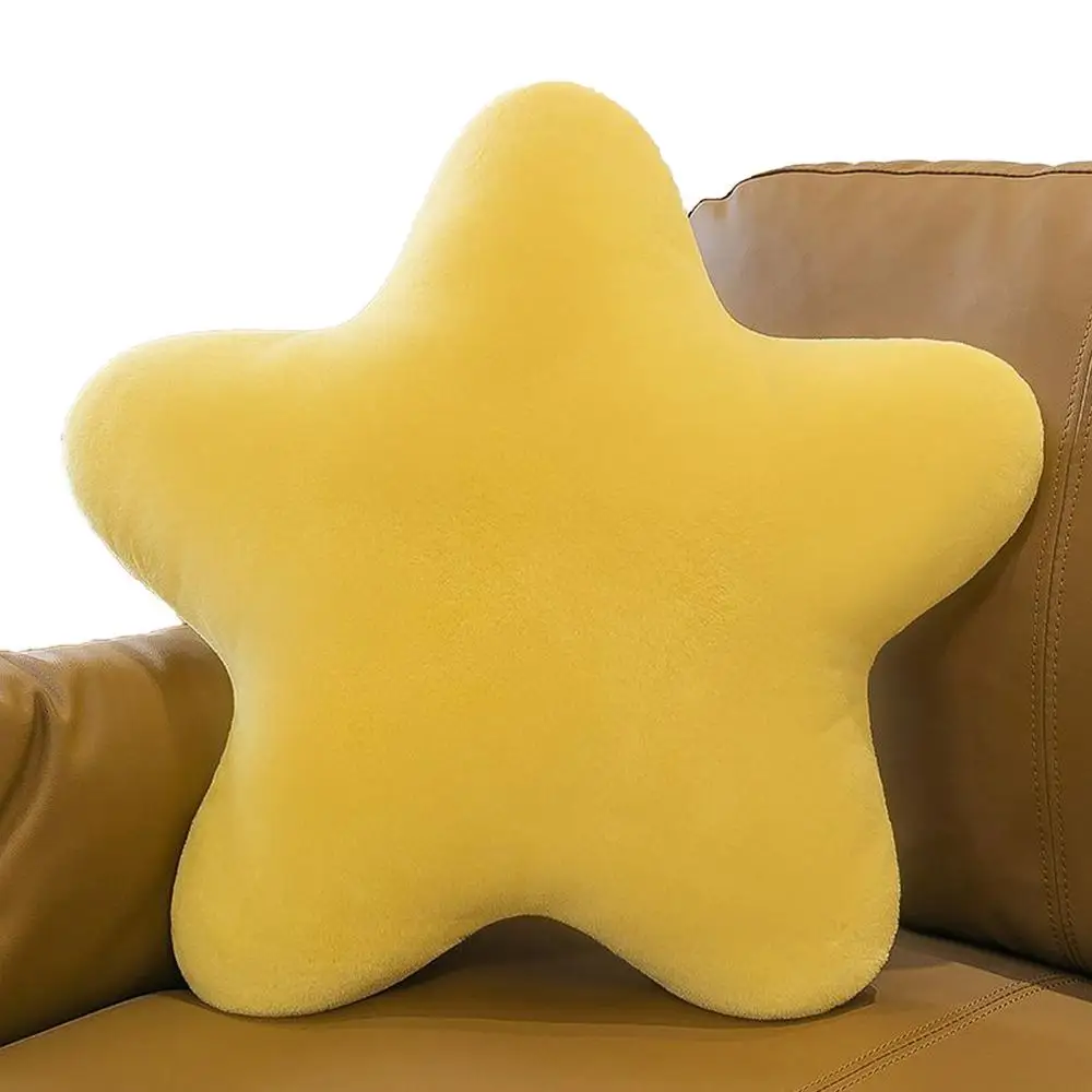 Cute Star-Shaped Plush Pillow for Kids