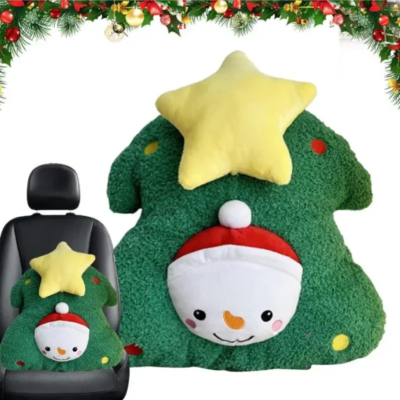 Star Topped Plush Christmas Tree Pillow | PricZone