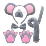 Kids Mouse Costume Set with Ears Tail 5 | PricZone