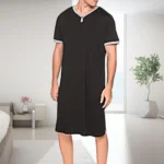 3XL Mens Comfy Pocket Nightgown Sleepwear 5 | PricZone