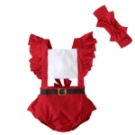 Infant Christmas Romper Baby Holiday Outfit 2 | PricZone