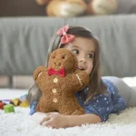 Xmas Gingerbread Plush Pillow Cute Cozy 3 | PricZone