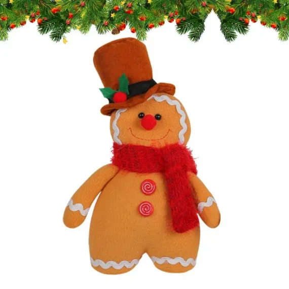 Christmas Gingerbread Plush Pillow Decor | PricZone