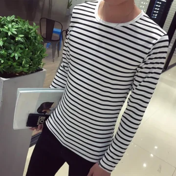 Striped Casual Pullover: Long Sleeve & Round Neck 2