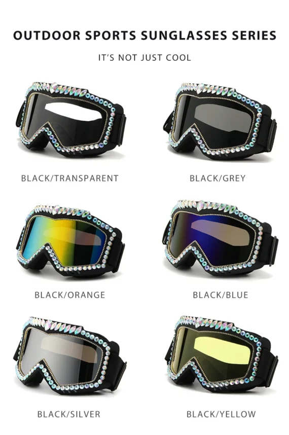 Luxury Steampunk Ski Goggles for Men Women 6 | PricZone