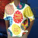 Easter Egg Print Mens Casual Shirt 6 | PricZone