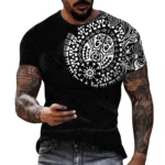 3D Graphic Summer Tee Slim Fit Casual 2 | PricZone