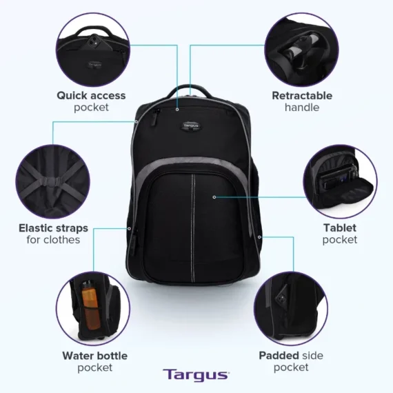 17 Inch Laptop Tactical Backpack Sleek Black 6 | PricZone