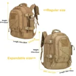 50L Tactical Backpack Durable Water Resistant Gear Bag 6 | PricZone