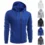 Sporty Fleece Zip Hoodie with Graphic Pockets