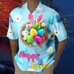 Easter Egg Print Mens Casual Shirt 5 | PricZone