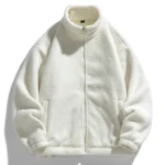 Teddy Fleece Patchwork Winter Zip Jacket 3 | PricZone