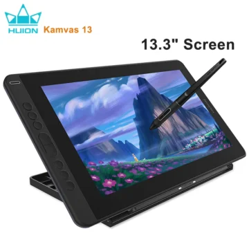 Kamvas 13 Black Drawing Monitor - 266PPS, Express Keys