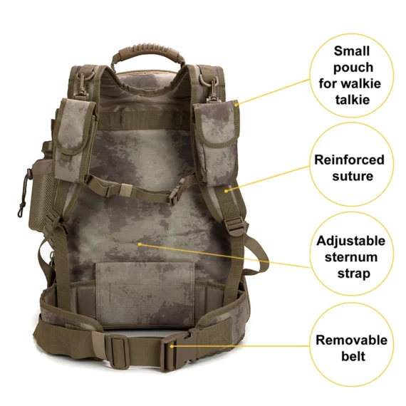 35L Camo Tactical Backpack Waterproof for Outdoor Adventures 5 | PricZone