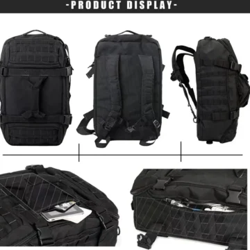Versatile Tactical Duffel & Backpack 40L-80L Waterproof 2