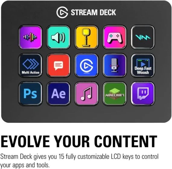 Elgato Stream Deck MK2 15 Key Studio Controller 2 | PricZone