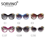 Luxury Rhinestone Cat Eye Sunglasses for Women 6 | PricZone