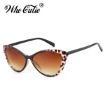 Retro Cat Eye Sunglasses Leopard Print 3 | PricZone