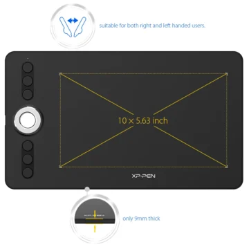 XPPen Deco 02 Ultimate Drawing Tablet with Stylus & Keys 2