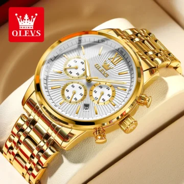 OLEVS Classic Quartz Watch Waterproof Luminous 2