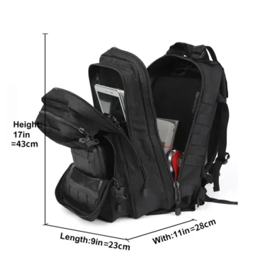 Waterproof Tactical Backpack 1000D for Outdoor Adventures 2