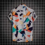 Contrast Print Mens Casual Beach Shirt 2 | PricZone