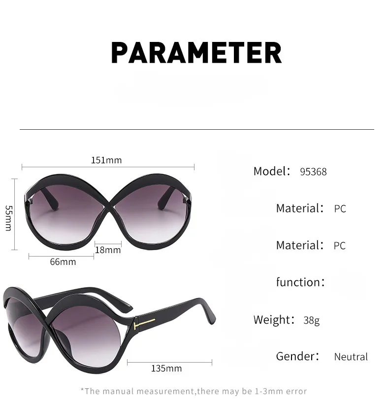 Oversized Designer Sunglasses for Women