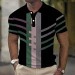 Striped Polo Shirt Summer Casual Streetwear 4 | PricZone