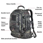 Tactical 40L 65L Hiking Camping Backpack 5 | PricZone