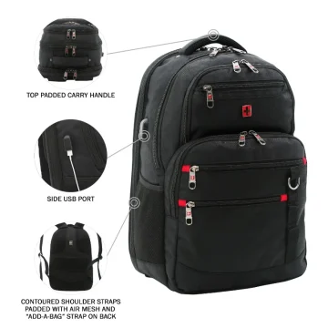 Compact Navigator Backpack with Laptop Compartment 2