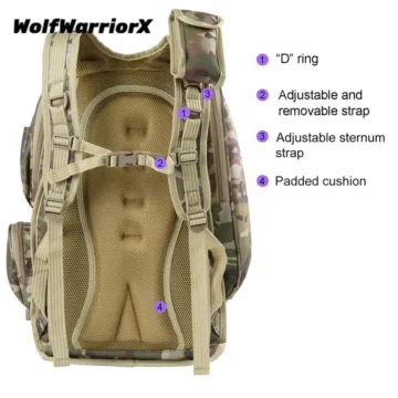 Tactical Military Backpack 1000D Nylon Waterproof 2