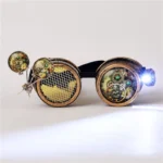 Steampunk Rivet Goggles Vintage Round Sunglasses 6 | PricZone