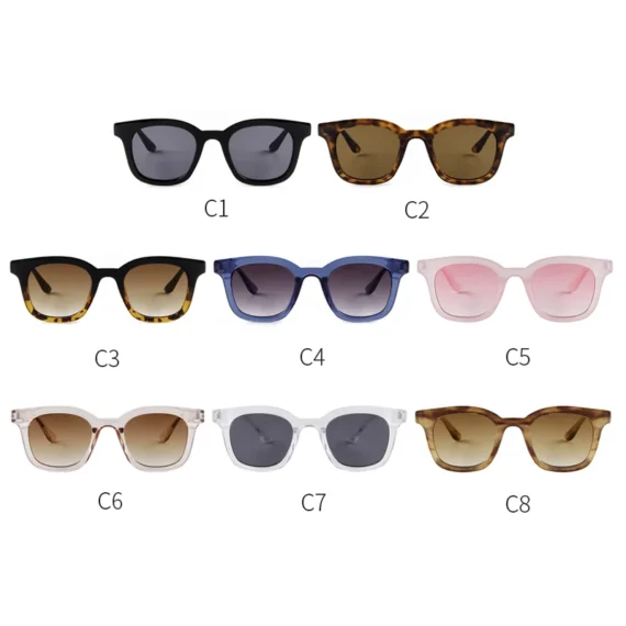 Trendy Vintage Square Sunglasses for Women UV400 6 | PricZone