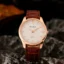 Elegant Mens Quartz & Automatic Leather Watch