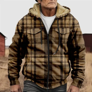 Aztec Wool Hooded Jacket Casual Winter Fashion 2 | PricZone