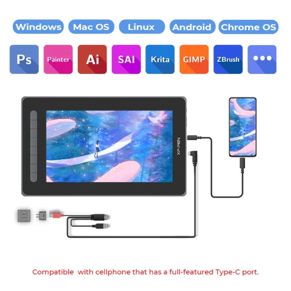 XPPen Artist 12 Gen2 12 Drawing Monitor with X3 Stylus 3 | PricZone