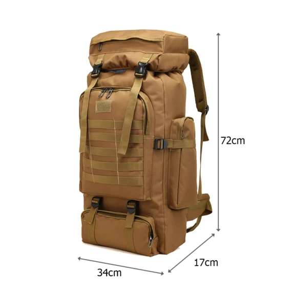 80L Tactical Backpack Military Trek Assault Gear 6 | PricZone