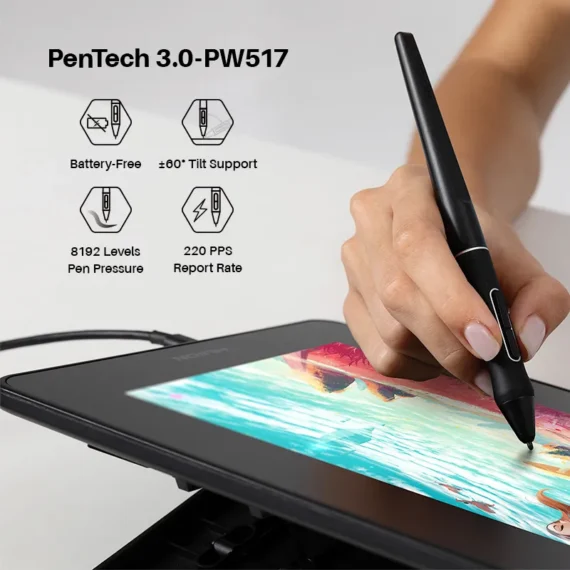 Huion Kamvas 12 116 Drawing Monitor with Stylus 4 | PricZone