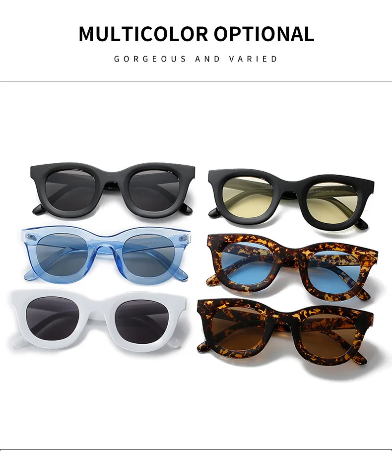 Square Sunglasses: UV400 Protection