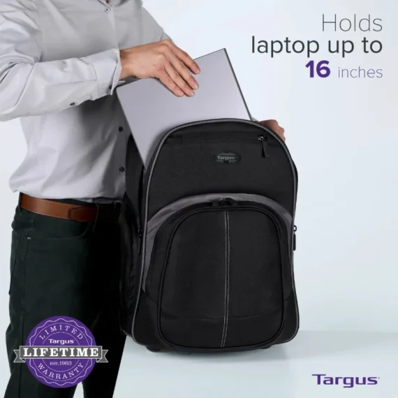 17 Inch Laptop Tactical Backpack Sleek Black 5 | PricZone