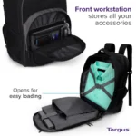 17 Inch Laptop Tactical Backpack Sleek Black 2 | PricZone